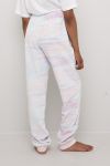 Pyjamasbukse i fleece Rainbow Blå-rosa