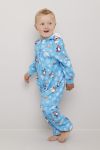 Jumpsuit i fleece Snow Blå