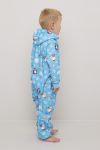 Jumpsuit i fleece Snow Blå