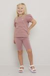 Sykkelshorts Daisy Mørk-rosa
