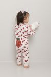 Pyjamas Jordbær Rosa