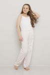 Pyjamasbukse i flanell Rosa