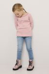 Jeans med elastikk i midjen Blå