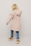 Dots Regnkåpe med fòr Rosa