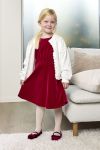 Kjole i stretch velour