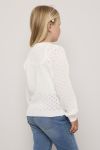 Strikket Cardigan Offwhite
