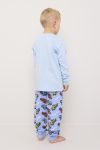 Pyjamas sett Lyseblå