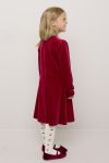Kjole i stretch velour