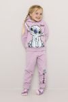 Joggebukse med Stitch print Lys lilla