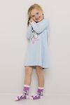 Nattkjole med søtt Angel og Stitch print Lyseblå