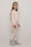 Trøye i ull bambus Rosa-beige
