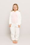 Jumpsuit hare med lange ører barn Hvit