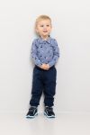 Body med dinosaurprint og krage Blå