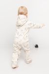Jumpsuit med hette Beige