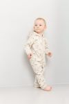 Jumpsuit med hette Beige