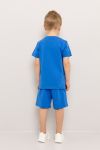 Shorts sett 2-delt med trykk Blå