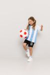 Fotballsett 2delt Argentina hvit-blå-sort