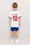 Fotballsett 2delt England hvit-blå
