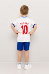 Fotballsett 2delt England hvit-blå