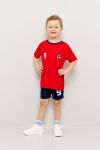 Fotballsett 2delt Norge rød-blå