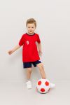 Fotballsett 2delt Norge rød-blå