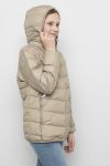 Dunjakke Hovden Beige