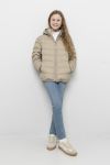 Dunjakke Hovden Beige