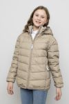 Dunjakke Hovden Beige