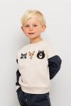 Genser med dyremotiv Beige
