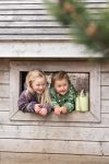 Regndress med for og mønster Lilla