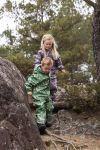Regndress med for og mønster Lilla