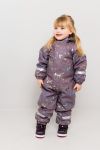 Regndress med for og mønster Lilla