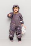 Regndress med for og mønster Lilla