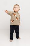 Strikkegenser rev Beige