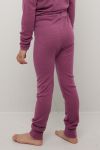 Tom & Trine Longs i 100% merinoull violett.