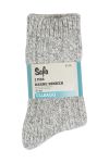 Safa Raggsokker 2pk gråmelert