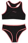 Active Sport Sportsbikini med bryterrygg sort