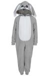 SK Fleece harejumpsuit til barn grå