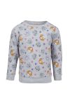 Paw Patrol genser grå med rosa/lilla paw patrol motiv