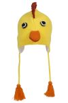 Easter påske-lue til barn med fleece innside gul