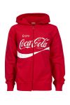 Coca Cola hettejakke i god bomullskvalitet rød