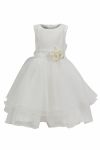 Kids World kjole med hårbånd offwhite