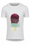 Kids Clothing t-skjorte med reversible ispinn paljetter hvit