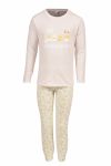 Kids Clothing Pyjamas sett med kul tekst rosa-mintgrønn