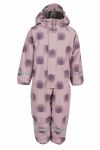 Kids World hel regndress med flott pinnsvinmotiv. Fôret. rosa