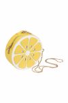 LT Kids Accessories veske i kult design med metallsnor gul