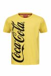 Coca Cola t-skjorte med Coca Cola print gul