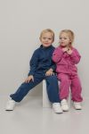 Kids World Fleece sett 2delt petrol.