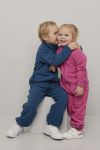 Kids World Fleece sett 2delt petrol.