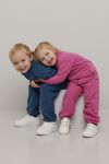 Kids World Fleece sett 2delt rosa.